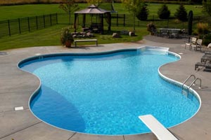 Shaped Inground Swimming Pool